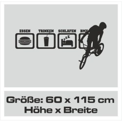 Wandaufkleber Wandtattoo Sport Fußball Kicker Spiel Kinder Kids Snowbord Skateboard Skater Stuntroller Roller BMX Basket Ball