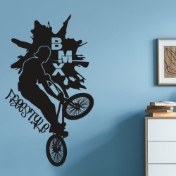 Wandaufkleber Wandtattoo Sport Fußball Kicker Spiel Kinder Kids Snowbord Skateboard Skater Stuntroller Roller BMX Basket Ball