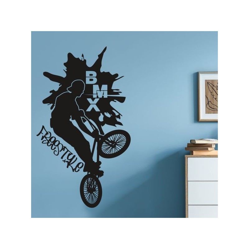 Wandaufkleber Wandtattoo Sport Fußball Kicker Spiel Kinder Kids Snowbord Skateboard Skater Stuntroller Roller BMX Basket Ball