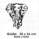 Offroad Aufkleber Elefant Wild Afrika Safari Auto Car 4x4