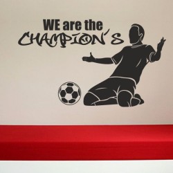 Wandaufkleber Wandtattoo Sport Fußball Kicker Spiel Kinder Kids Snowbord Skateboard Skater Stuntroller Roller BMX Basket Ball