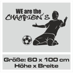 Wandaufkleber Wandtattoo Sport Fußball Kicker Spiel Kinder Kids Snowbord Skateboard Skater Stuntroller Roller BMX Basket Ball