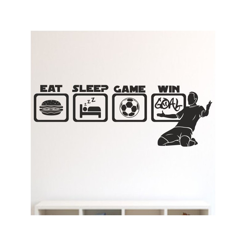 Wandaufkleber Wandtattoo Sport Fußball Kicker Spiel Kinder Kids Snowbord Skateboard Skater Stuntroller Roller BMX Basket Ball