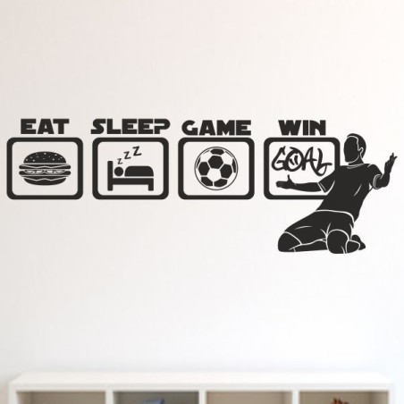 Wandaufkleber Wandtattoo Sport Fußball Kicker Spiel Kinder Kids Snowbord Skateboard Skater Stuntroller Roller BMX Basket Ball