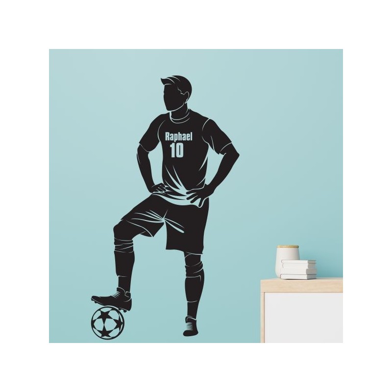 Wandaufkleber Wandtattoo Sport Fußball Kicker Ball Spiel Kinder Kids Snowbord Skateboard Skater Ski Stuntroller Roller