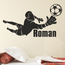 Wandaufkleber Wandtattoo Sport Fußball Kicker Ball Spiel Kinder Kids Snowbord Skateboard Skater Ski Stuntroller Roller