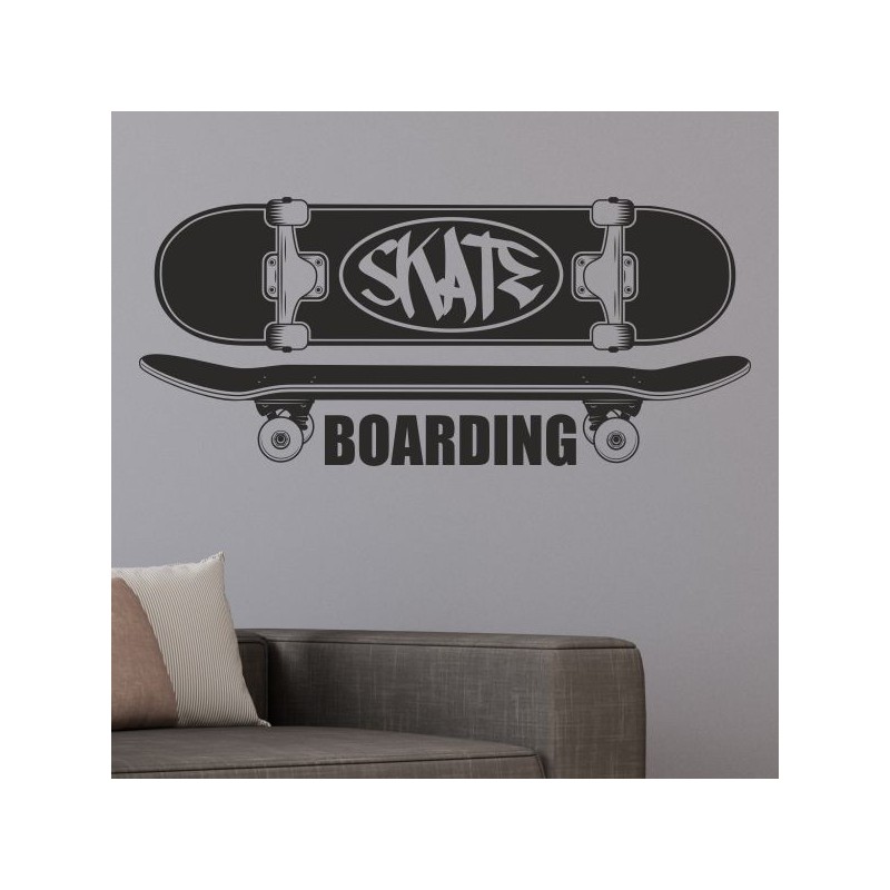 Wandaufkleber Wandtattoo Sport Fußball Kicker Spiel Kinder Kids Snowbord Skateboard Skater Stuntroller Roller BMX Basket Ball