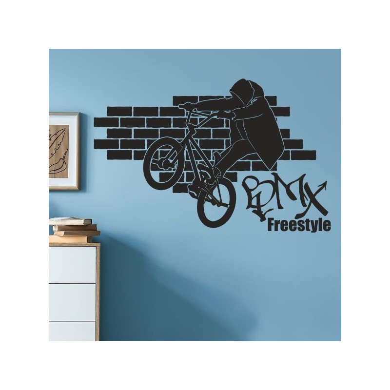 Wandaufkleber Wandtattoo Sport Fußball Kicker Spiel Kinder Kids Snowbord Skateboard Skater Stuntroller Roller BMX Basket Ball