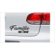 DUB FUN OEM JDM Aufkleber Mini FUN "Familie on Tour" Auto Aufkleber Sticker