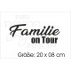 DUB FUN OEM JDM Aufkleber Mini FUN "Familie on Tour" Auto Aufkleber Sticker