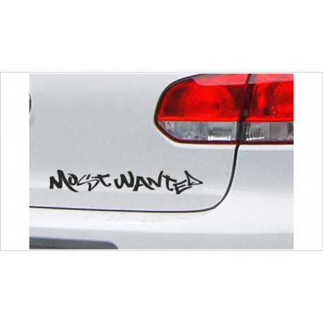 DUB FUN OEM JDM Aufkleber Mini FUN "Most Wanted" Auto Aufkleber Sticker