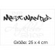 DUB FUN OEM JDM Aufkleber Mini FUN "Most Wanted" Auto Aufkleber Sticker