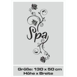 Aufkleber Glas Dekor Fenster Dusche Duschkabine Glas Tür Glastür Schaufenster Beschriftung Spa Wellness Meer Delphin Rose Wasser