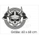 Wikinger Nordig Viking Thor Hammer Odin Walhalla Totenkopf Axt Schwert Aufkleber Auto Car Style Motorhaube