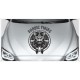 Wikinger Nordig Viking Thor Hammer Odin Walhalla Schild Axt Aufkleber Auto Car Style Motorhaube