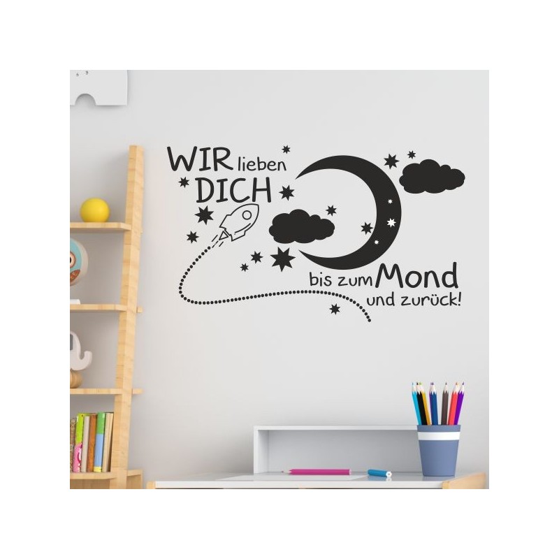 Wandaufkleber Wandtattoo Aufkleber Wand Pony Feuerwehr Dino T-Rex Autos Cars Bagger Fee Elfen Blumen Pirat Faultier Teddy Traum