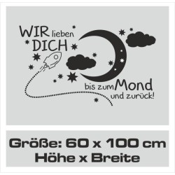 Wandaufkleber Wandtattoo Aufkleber Wand Pony Feuerwehr Dino T-Rex Autos Cars Bagger Fee Elfen Blumen Pirat Faultier Teddy Traum