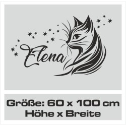 Wandaufkleber Wandtattoo Aufkleber Wand Pony Feuerwehr Dino T-Rex Autos Cars Bagger Fee Elfen Blumen Pirat Faultier Teddy Traum