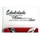 Schokolade - Essen - Vitamine - Spruch Zitat Wandaufkleber Wandtattoo Wand Wohnzimmer