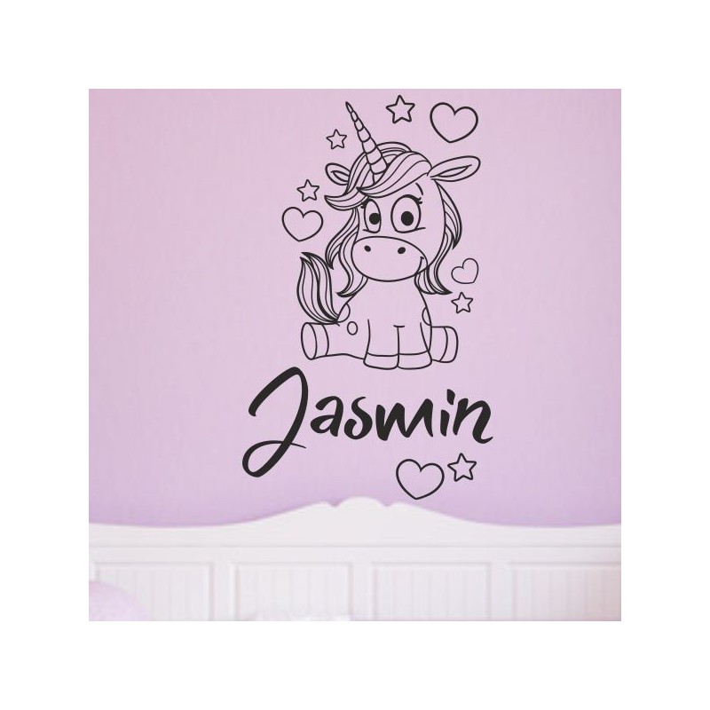 Wandaufkleber Wandtattoo Aufkleber Wand Pony Feuerwehr Dino T-Rex Autos Cars Bagger Fee Elfen Blumen Pirat Faultier Teddy Traum