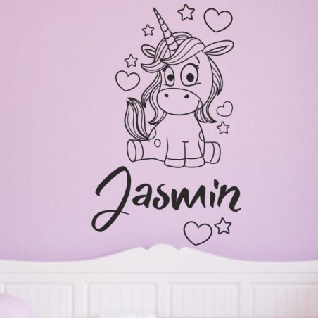 Wandaufkleber Wandtattoo Aufkleber Wand Pony Feuerwehr Dino T-Rex Autos Cars Bagger Fee Elfen Blumen Pirat Faultier Teddy Traum