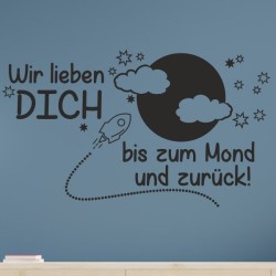 Wandaufkleber Wandtattoo Aufkleber Wand Pony Feuerwehr Dino T-Rex Autos Cars Bagger Fee Elfen Blumen Pirat Faultier Teddy Traum