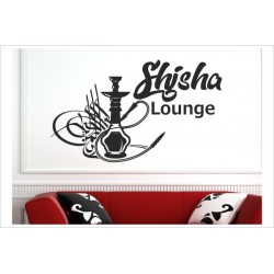 Shisha Lounge Bar Rauchen Hookah Tabak Wandaufkleber Aufkleber Wand Wandtattoo
