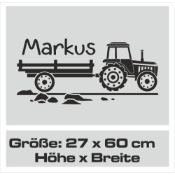 Wandaufkleber Wandtattoo Aufkleber Wand Pony Feuerwehr Dino T-Rex Autos Cars Bagger Fee Elfen Blumen Pirat Faultier Teddy Traum