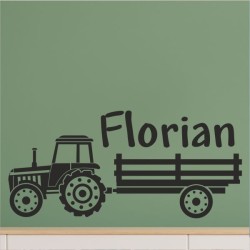 Wandaufkleber Wandtattoo Aufkleber Wand Pony Feuerwehr Dino T-Rex Autos Cars Bagger Fee Elfen Blumen Pirat Faultier Teddy Traum