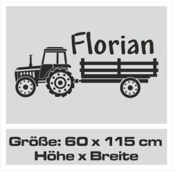 Wandaufkleber Wandtattoo Aufkleber Wand Pony Feuerwehr Dino T-Rex Autos Cars Bagger Fee Elfen Blumen Pirat Faultier Teddy Traum