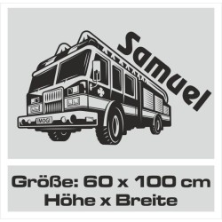 Wandaufkleber Wandtattoo Aufkleber Wand Pony Feuerwehr Dino T-Rex Autos Cars Bagger Fee Elfen Blumen Pirat Faultier Teddy Traum