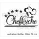 Küche Wandaufkleber  5 Sterne Küche Kochmütze Chefküche Wandaufkleber Wandtattoo Aufkleber Küche Essen Genießen Kochen
