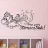 Wandaufkleber Wandtattoo Aufkleber Wand Pony Feuerwehr Dino T-Rex Autos Cars Bagger Fee Elfen Blumen Pirat Faultier Teddy Traum