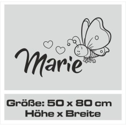 Wandaufkleber Wandtattoo Aufkleber Wand Pony Feuerwehr Dino T-Rex Autos Cars Bagger Fee Elfen Blumen Pirat Faultier Teddy Traum