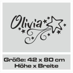 Wandaufkleber Wandtattoo Aufkleber Wand Pony Feuerwehr Dino T-Rex Autos Cars Bagger Fee Elfen Blumen Pirat Faultier Teddy Traum