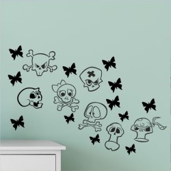 Wandaufkleber Wandtattoo Aufkleber Wand Pony Feuerwehr Dino T-Rex Autos Cars Bagger Fee Elfen Blumen Pirat Faultier Teddy Traum