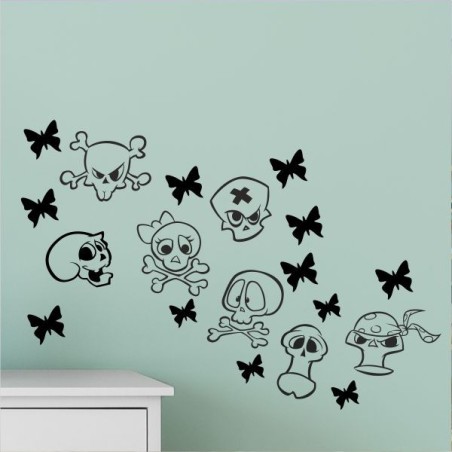 Wandaufkleber Wandtattoo Aufkleber Wand Pony Feuerwehr Dino T-Rex Autos Cars Bagger Fee Elfen Blumen Pirat Faultier Teddy Traum