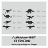 Wandaufkleber Wandtattoo Aufkleber Wand Pony Feuerwehr Dino T-Rex Autos Cars Bagger Fee Elfen Blumen Pirat Faultier Teddy Traum