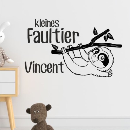 Wandaufkleber Wandtattoo Aufkleber Wand Pony Feuerwehr Dino T-Rex Autos Cars Bagger Fee Elfen Blumen Pirat Faultier Teddy Traum