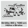 Wandaufkleber Wandtattoo Aufkleber Wand Pony Feuerwehr Dino T-Rex Autos Cars Bagger Fee Elfen Blumen Pirat Faultier Teddy Traum