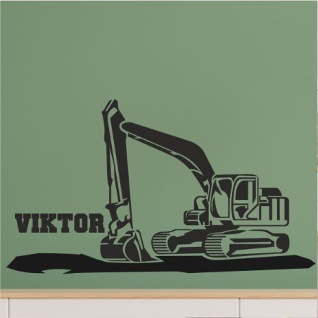 Wandaufkleber Wandtattoo Aufkleber Wand Pony Feuerwehr Dino T-Rex Autos Cars Bagger Fee Elfen Blumen Pirat Faultier Teddy Traum