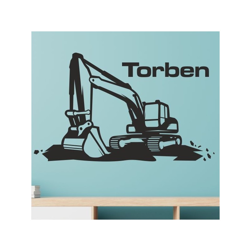 Wandaufkleber Wandtattoo Aufkleber Wand Pony Feuerwehr Dino T-Rex Autos Cars Bagger Fee Elfen Blumen Pirat Faultier Teddy Traum