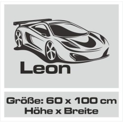 Wandaufkleber Wandtattoo Aufkleber Wand Pony Feuerwehr Dino T-Rex Autos Cars Bagger Fee Elfen Blumen Pirat Faultier Teddy Traum