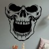 Wandaufkleber Wandtattoo Totenkopf Skull Schädel Bones Farbklecks Farbe Krone König DJ Sound Punisher Rabe Krähe Tod Death Fun