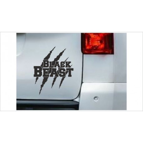 DUB FUN OEM JDM Aufkleber Black Beast Monster Kralle  Auto Aufkleber Sticker
