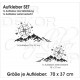 Aufkleber SET Offroad 4x4 Windrose Kompass Landschaft Berge Aufkleber Auto Car Wohnmobil Sticker