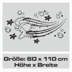 Wandaufkleber Wandtattoo Aufkleber Wand Pony Feuerwehr Dino T-Rex Autos Cars Bagger Fee Elfen Blumen Pirat Faultier Teddy Traum