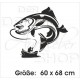 Aufkleber Offroad 4x4  Angler Boot Fisch Fischen Auto Car Wohnmobil Sticker