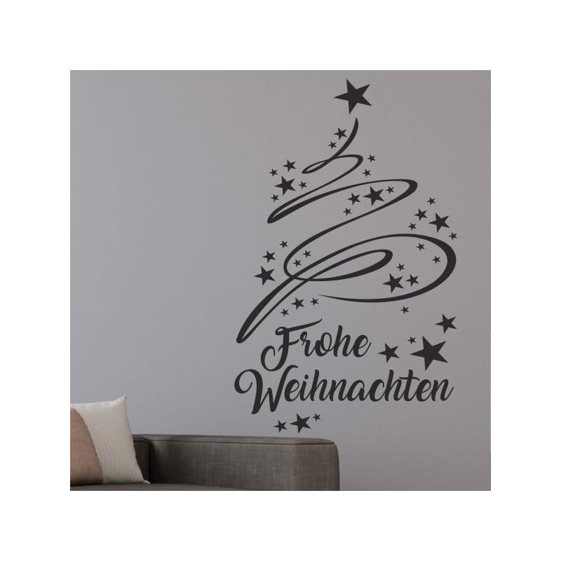Wandaufkleber Wandtattoo Aufkleber Wand Weihnachten X-MAS Merry Christmas Kugel Schmuck  Weihnachtsbäckerei Backen Plätzen