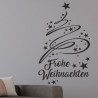 Wandaufkleber Wandtattoo Aufkleber Wand Weihnachten X-MAS Merry Christmas Kugel Schmuck  Weihnachtsbäckerei Backen Plätzen